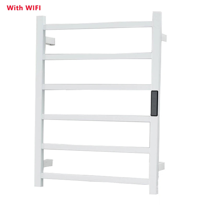 Stainless Steel Electric Towel Rack Temperature&Time Control Smart Heated Towel Rail Towel Warmer 600*450*100mm 110V/220V
