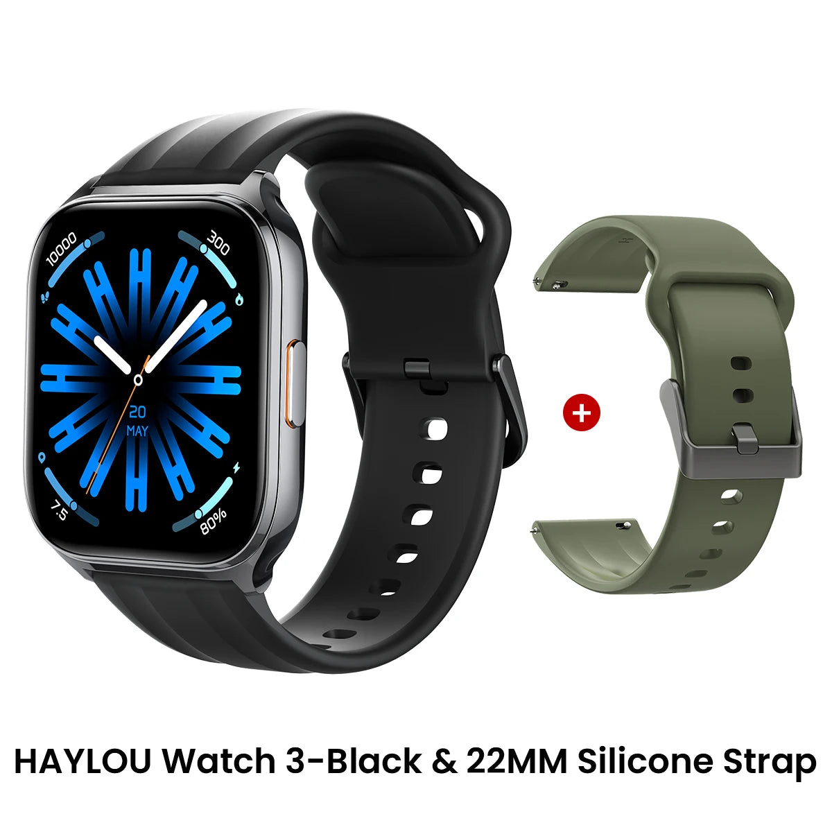 HAYLOU Watch 3 AMOLED 1.85 Voice Calling 150+ Sports 1ATM