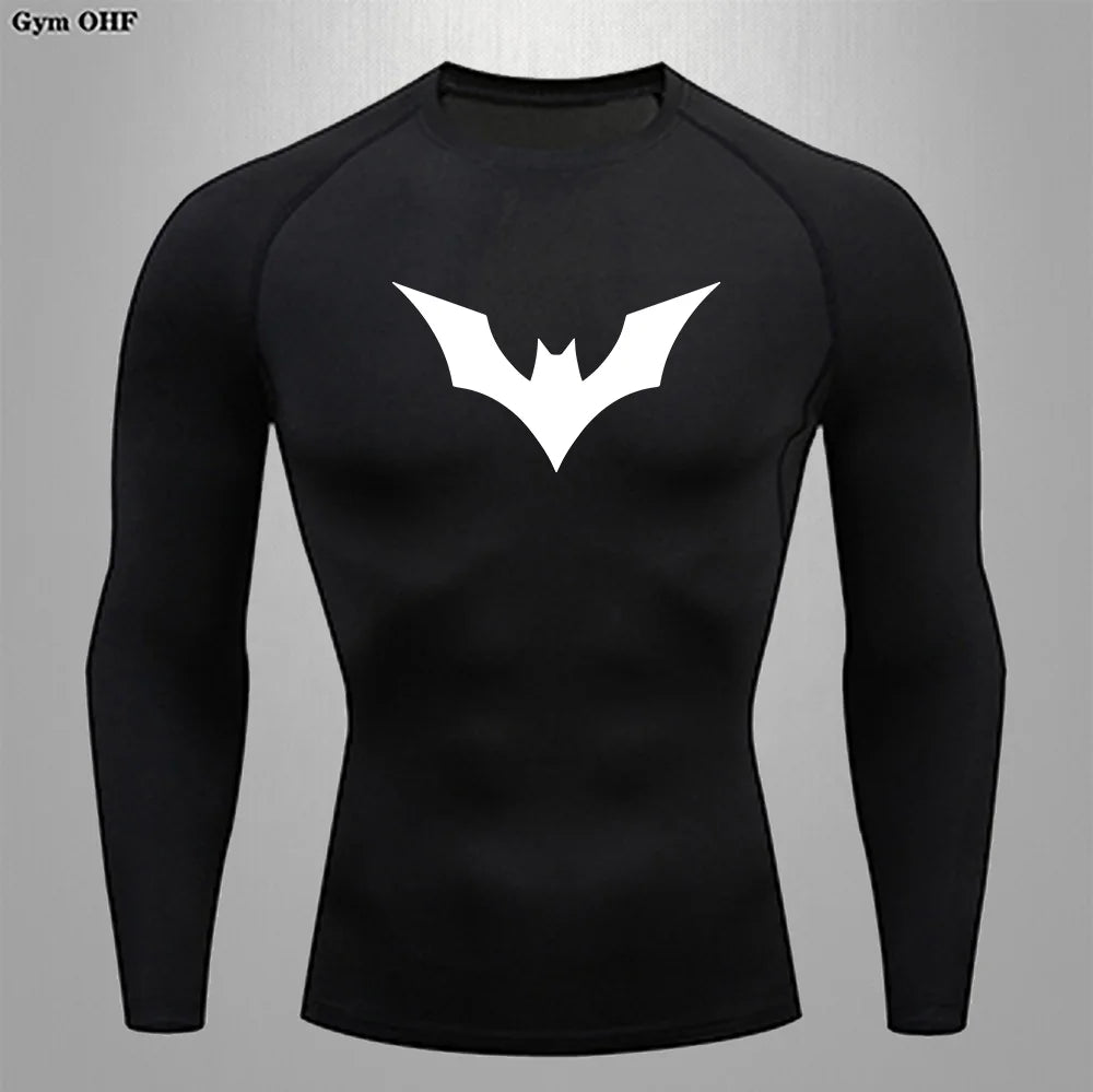 Camiseta Compressão Masculina Spider — Performance e Visual Único