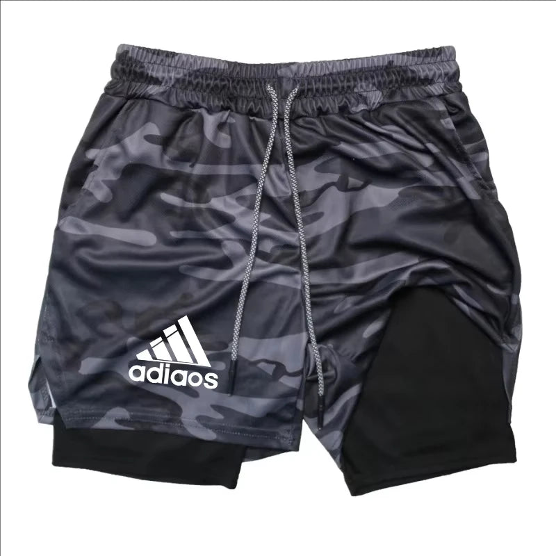 Men's compression shorts running training sports shorts summer gym...