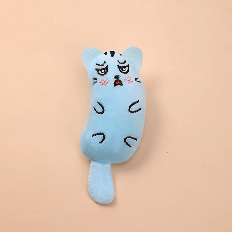 Brinquedo de pelúcia para cães e gatos resistente a mordidas, brinquedo interativo para limpeza de dentes de gatos e cachorros