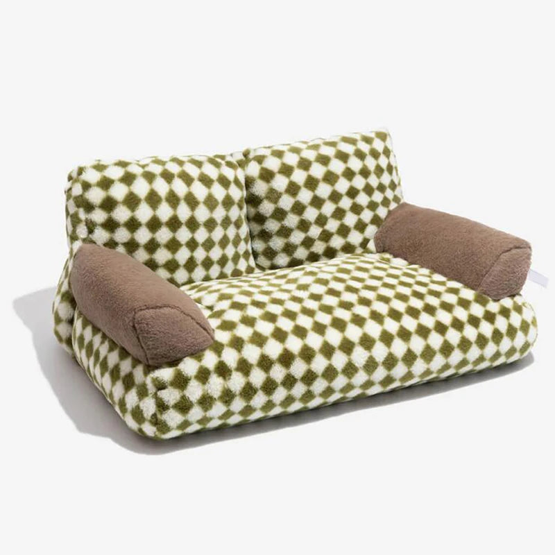Orthopedic Winter Plush Pet Sofa Comfortable Cushion Cat Bed Disassembled Dog Bed for Small to Medium Sized Cats And Dogs