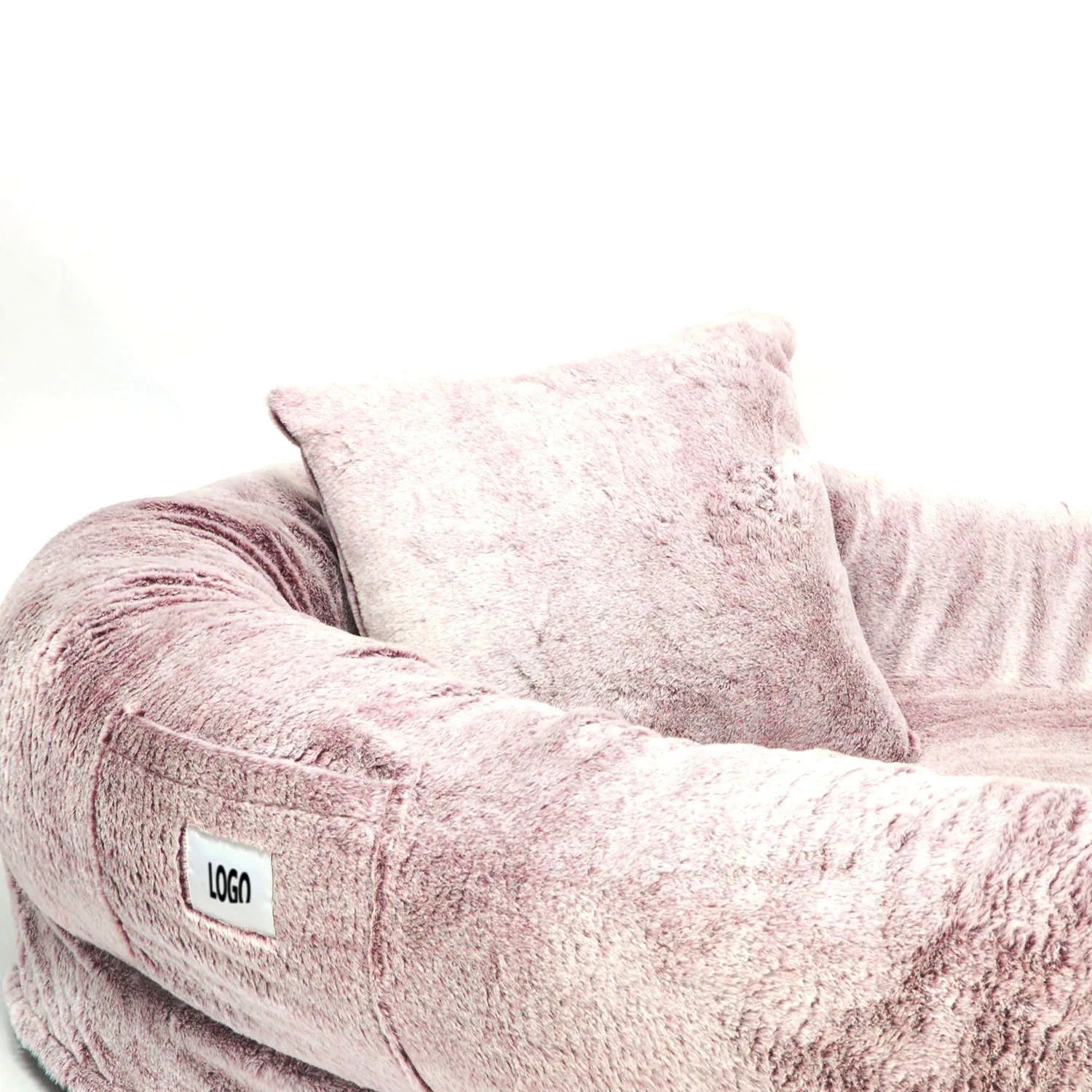Yangyangpet ultra Large Giant Fluffy Memory Foam Human Size Dog Bed for Human with Dog Bed