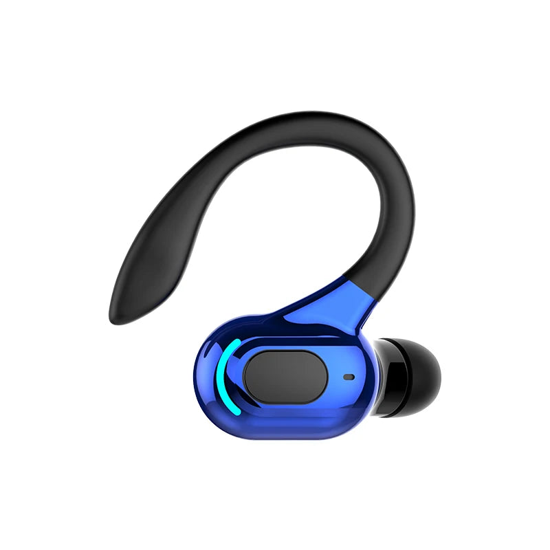 Fone de ouvido Bluetooth 5.2 à prova d'água, fones de ouvido sem fio com microfone, mini ganchos de orelha, fones de ouvido estéreo HiFi para celular
