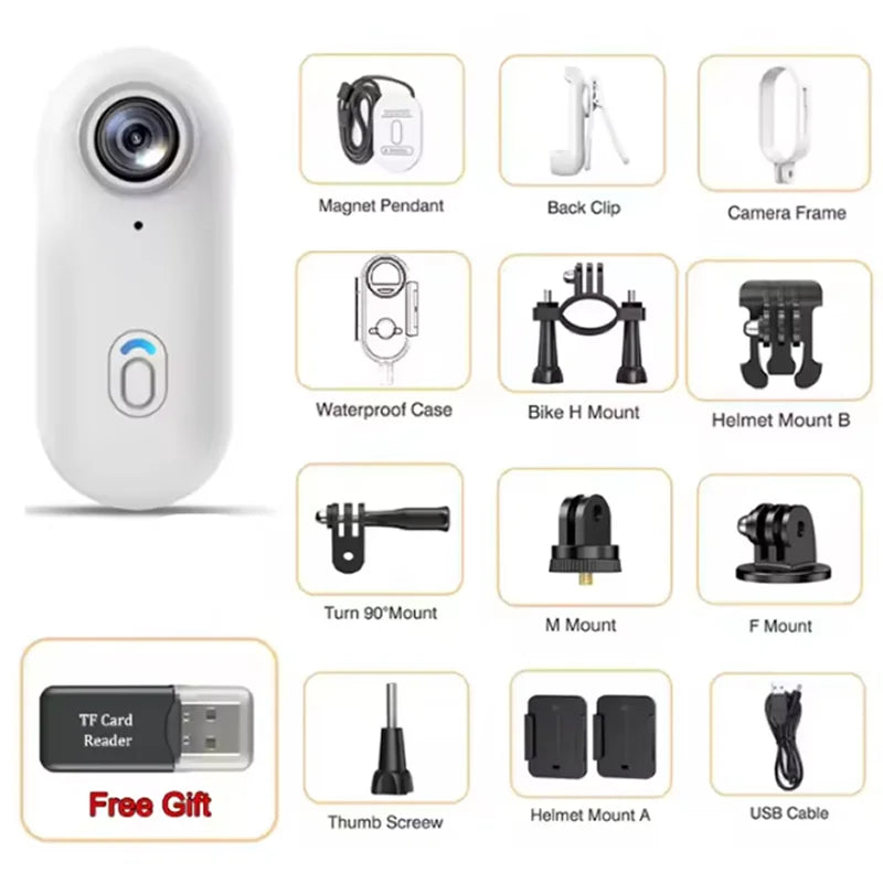 4K Outdoor Sports - Camera 1080P - Mini Camera In