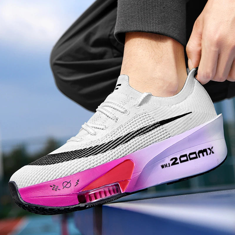 Tênis Masculino de Corrida com Suporte Antiperfilamento Tênis Esportivo Durável Leve Antiderrapante Feminino Profissional de Corrida