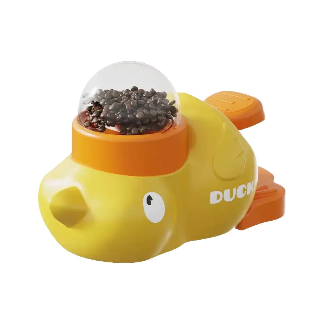 Pet Toys Automatic Feeder Cat Toy Freeze Dried Launcher Dog Chew Toy Duck Dispenser Interactive Pet Snack Dispenser for Cats