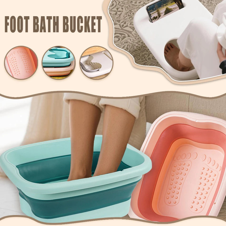 Foldable Foot Bath Massage Bucket