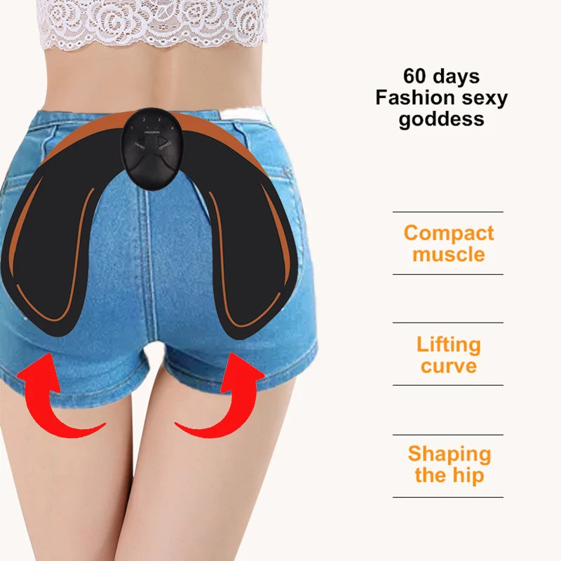 Massageador Modelador sem Fio EMS para Glúteos e Quadris