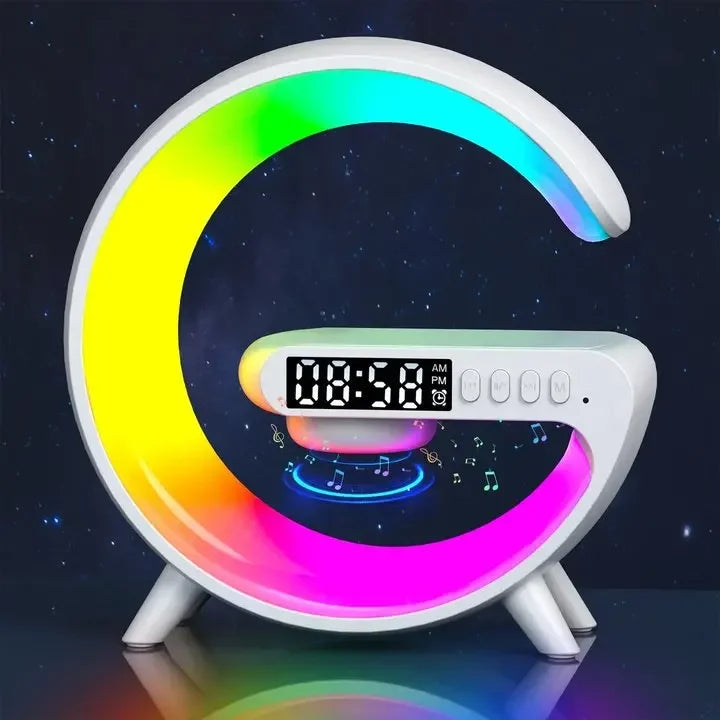 WonderNest RGB Bluetooth Speaker Alarm Clock Multifunction