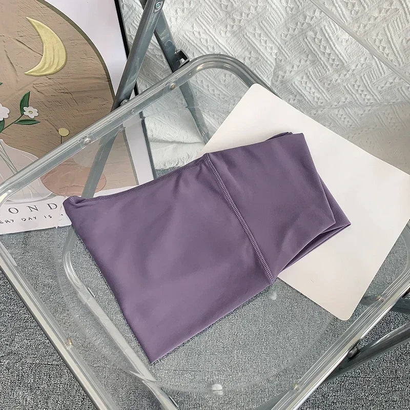 New Color Series Naked Feeling High Waist Women's Sports Yoga Leggings Elastic Comfort Look Slimmer Running Leisure Sports Pants
