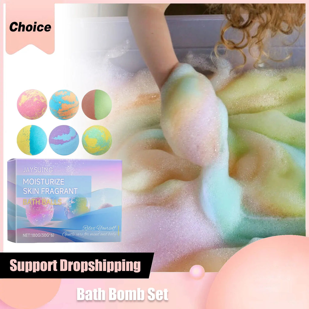 Aromatherapy Floral Fragrance Bath Bomb Set