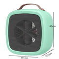 Mini Aquecedores Portáteis Domésticos de Mesa Silenciosos Aquecedor Rápido Ventilador 500W Aquecedores de Ar Quente PTC-Cerâmica para Escritório Interno Inverno