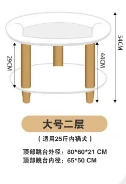 Indoor luxury cat bed raised dog bed soft plush pet sofa couch for m s with anti-slip bottom on clearance
