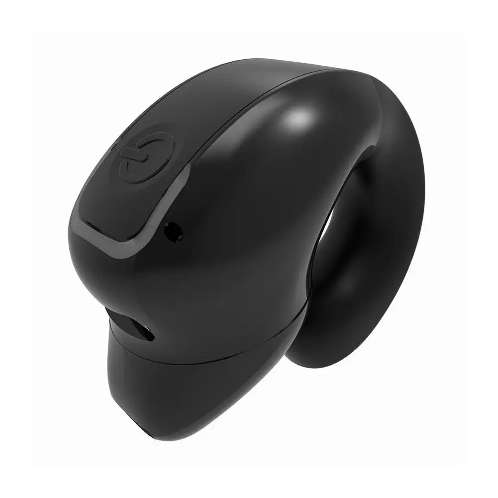 Open-Ear Air Conduction Earbuds Bluetooth 5.4 Clip-On Single Headset HIFI Stereo Sound Waterproof Sport/Running Mini Earphone