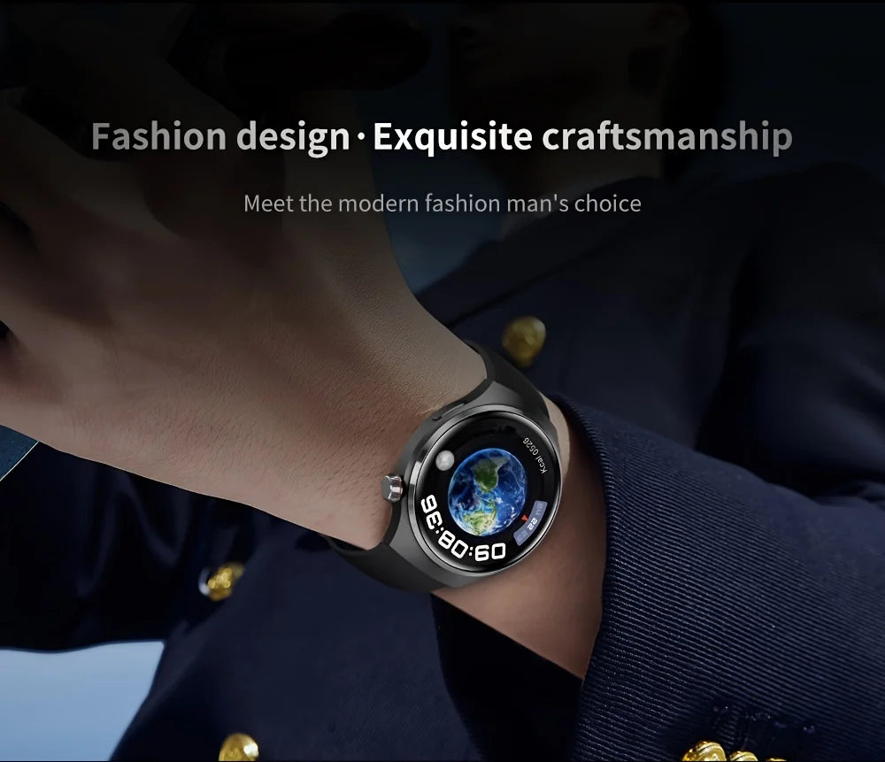 G.L Wear 2025 Novo Smartwatch Masculino Tela HD Rastreamento de Saúde Chamada Bluetooth Assistente de Voz Smartwatch Esportivo