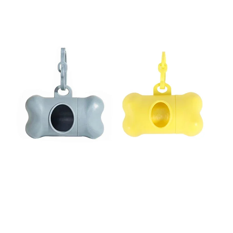 1/2/3/4/10pcs Bone Shaped Pet Garbage Bag Dispenser for Dogs Carrying Cleaning Supplies When Going Out