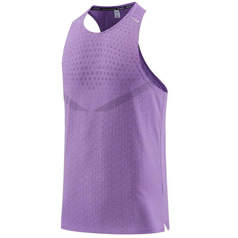 Regata Masculina Esportiva para Academia, Malha Respirável, Atletismo, Verão, Praia, Viagem, Camiseta Interna, Treino de Basquete, Moda, Corrida