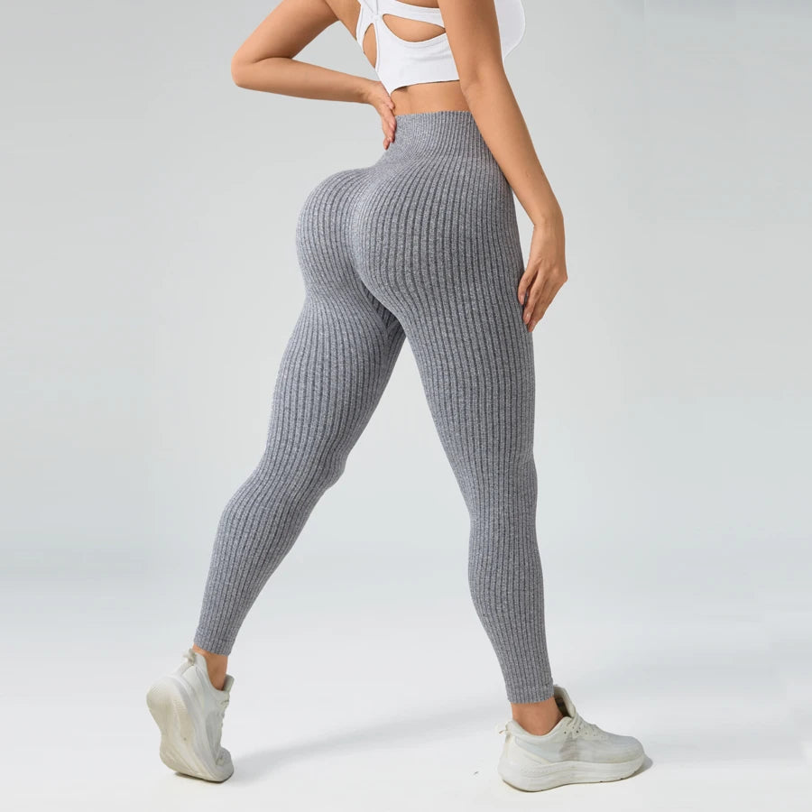 Calça Legging Esportiva Feminina Sem Costura Para Yoga Com Controle de Barriga Roupa Esportiva Feminina Legging de Academia Calça Feminina Fitness Roupa Feminina