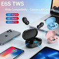 E6S Fone Bluetooth sem fio Fone Bluetooth Ruído-cancelling Fone de...