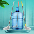 Household Bucket Washing Brush com Aço Inoxidável Rod Plastic água...