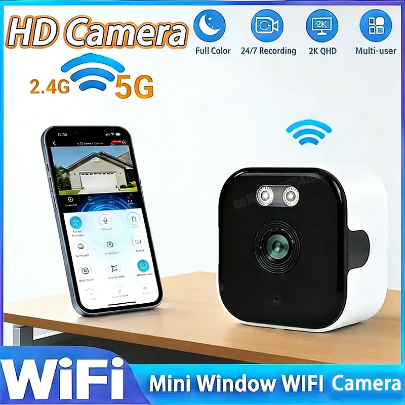 Mini Window Camera - Replaces Outdoor - Cameras 2.4/5GHz WiFi