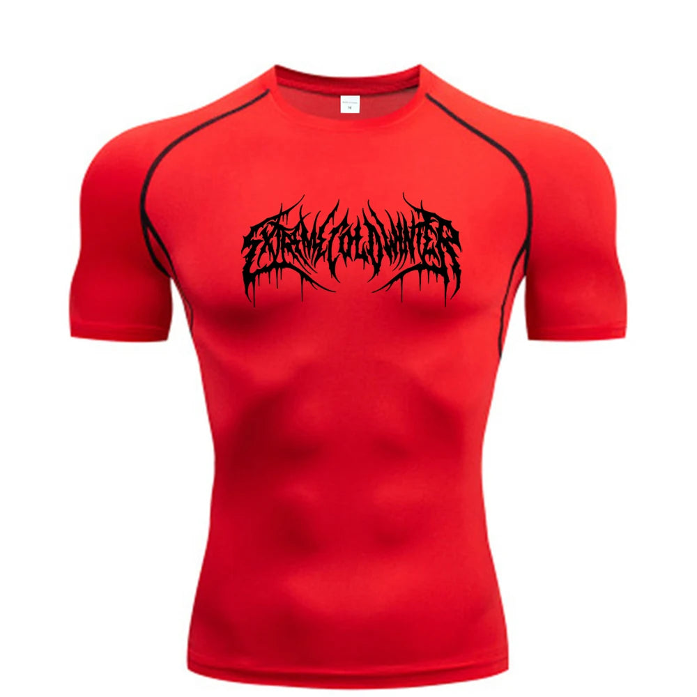 Camiseta Bodybuilding Masculina — Compressão e Estilo na Academia