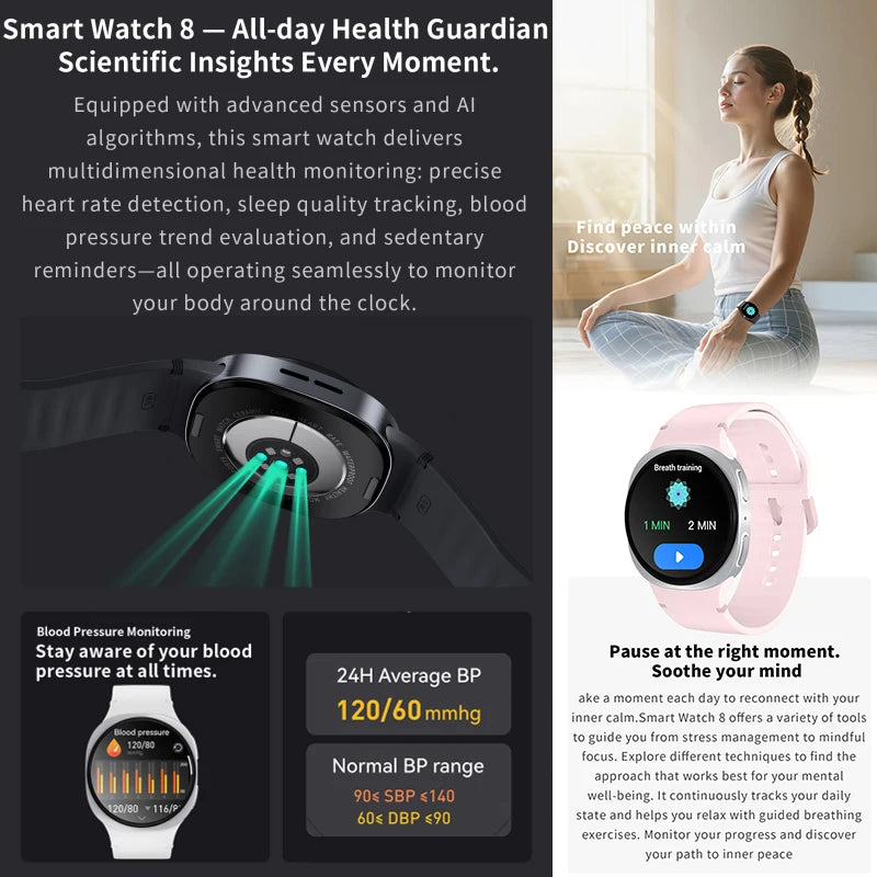 Smart Watch GPS AMOLED Heart Rate Bluetooth Call