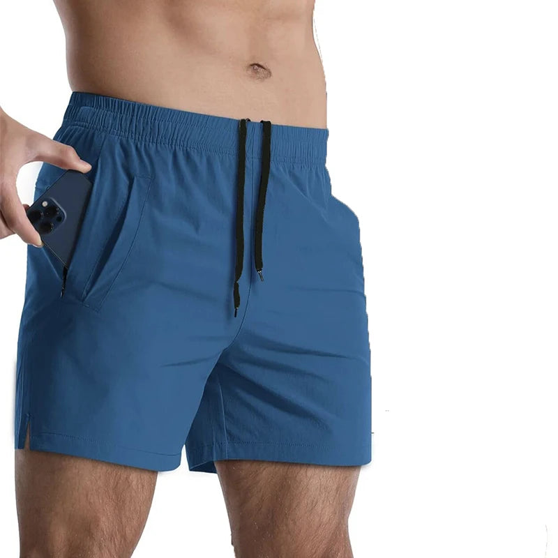 Shorts Masculinos de Corrida Academia Fitness Esporte Secagem Rápida Treino Academia Fitness Jogging Calção Verão