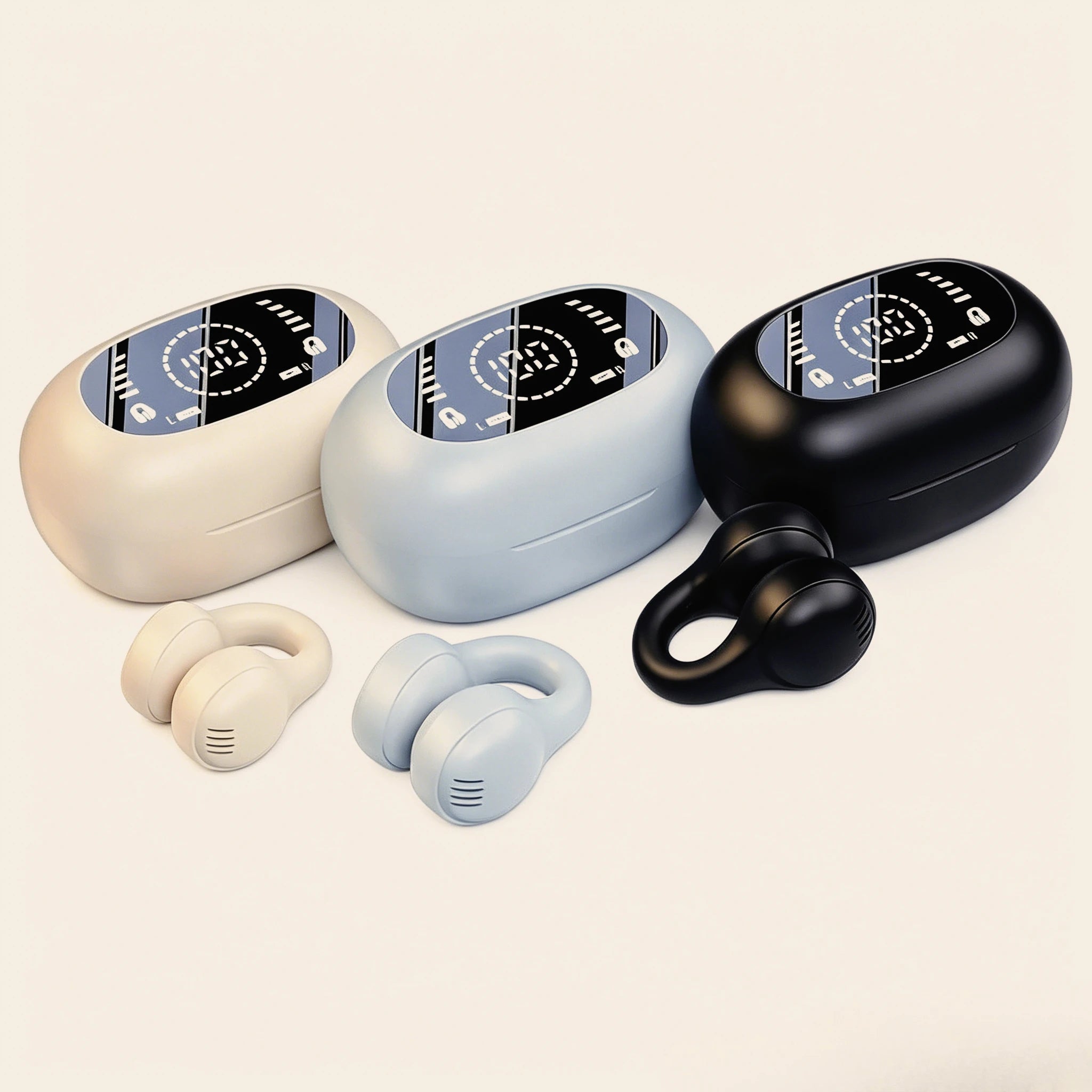 Ear‑Clip Headphones Bluetooth Wireless Earbuds Featuring Noise Reduction Lossless Sound Quality for Daily Sports Casual Wear
