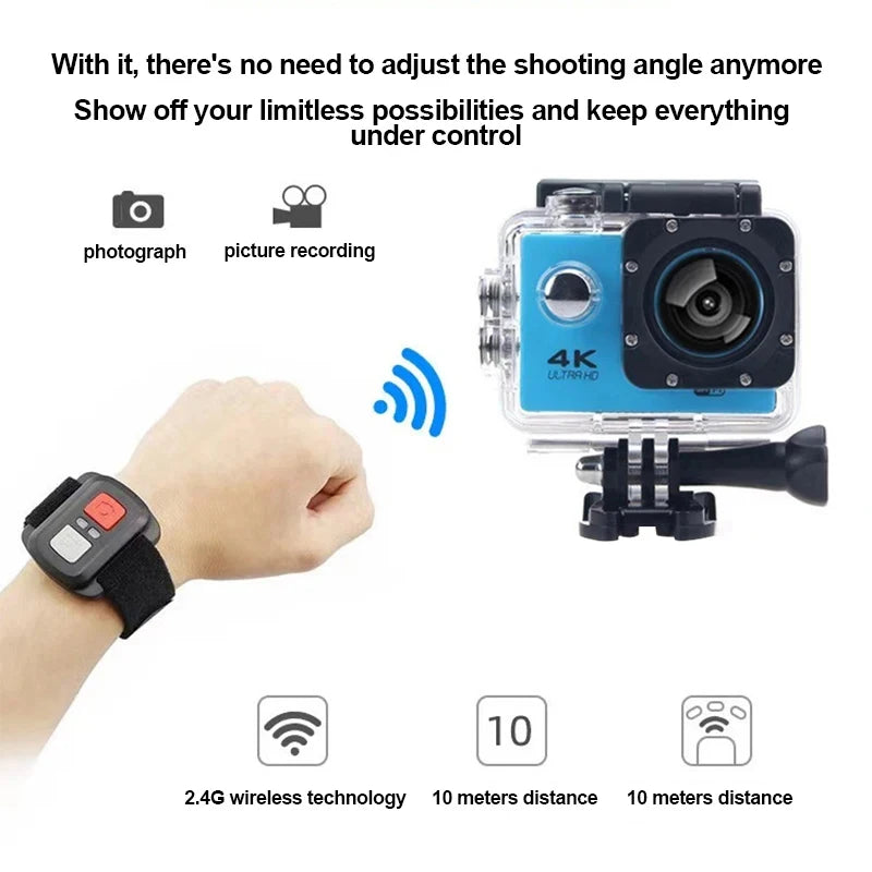 Ultra HD 4K - Action Camera - 1080P/30FPS 2.0 inch