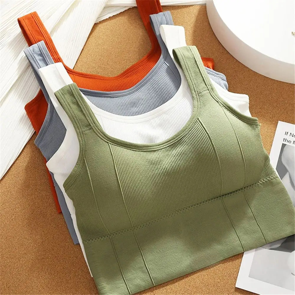 Sutiã Esportivo Respirável Anti-Suor Fitness Top Feminino Sem Costura Yoga Sutiã Shockproof Crop Top Push Up Sutiã Esportivo Top de Ginástica