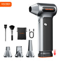 WOLFBOX MF200 Espanador de Ar Elétrico Soprador de Ar - Pressão do Vento de 320g, Motor sem Escovas Recarregável de 3 Velocidades para Carro/PC/Casa/Exterior
