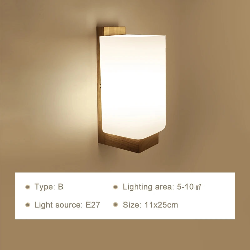 WonderNest Wood Wall Lamp White LED 12W