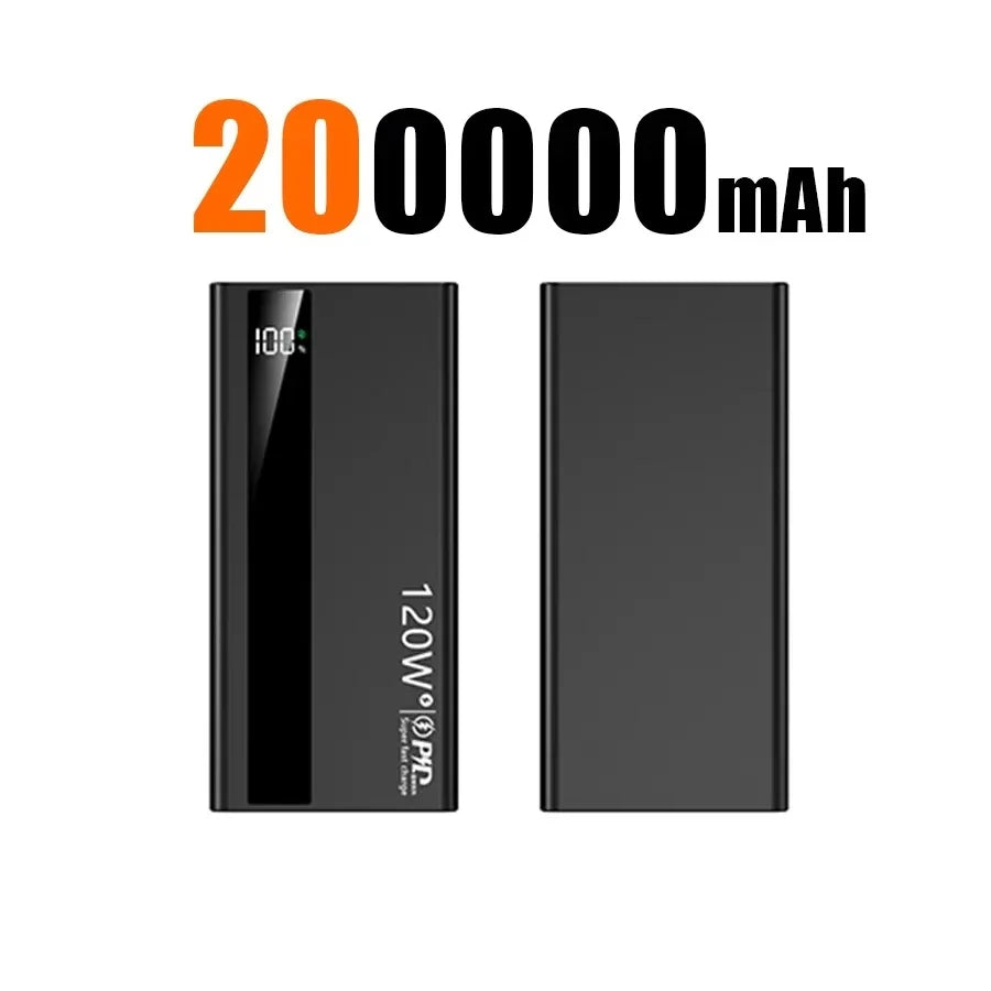 Power Bank 500000mAh 120W Super Fast Charging Portable High Capacity