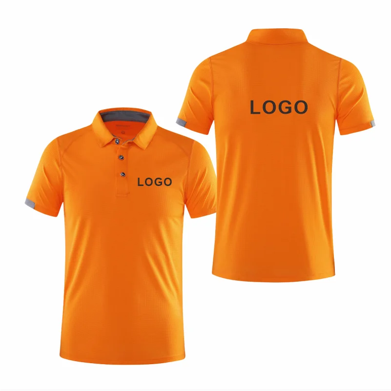 Summer Quick-Drying Polo T Shirt For Men Custom Logo Embroidery Printing Men And Women Golf shirts Personalized Design 2023 New