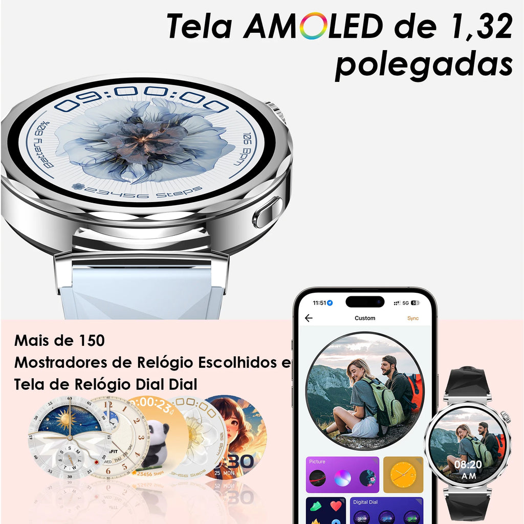 Auraif Ella 4: Relógio Inteligente