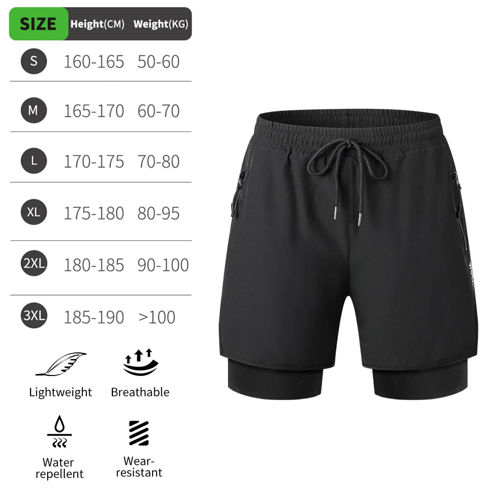 WOSAWE MTB Shorts Quick Dry Breathable Loose Shorts Mountain Bike Men's Shorts 5D Gel Pad Outdoor Running Riding Cycling Pants