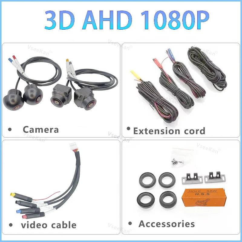 Car 360° panoramic - system camera - for Android multimedia