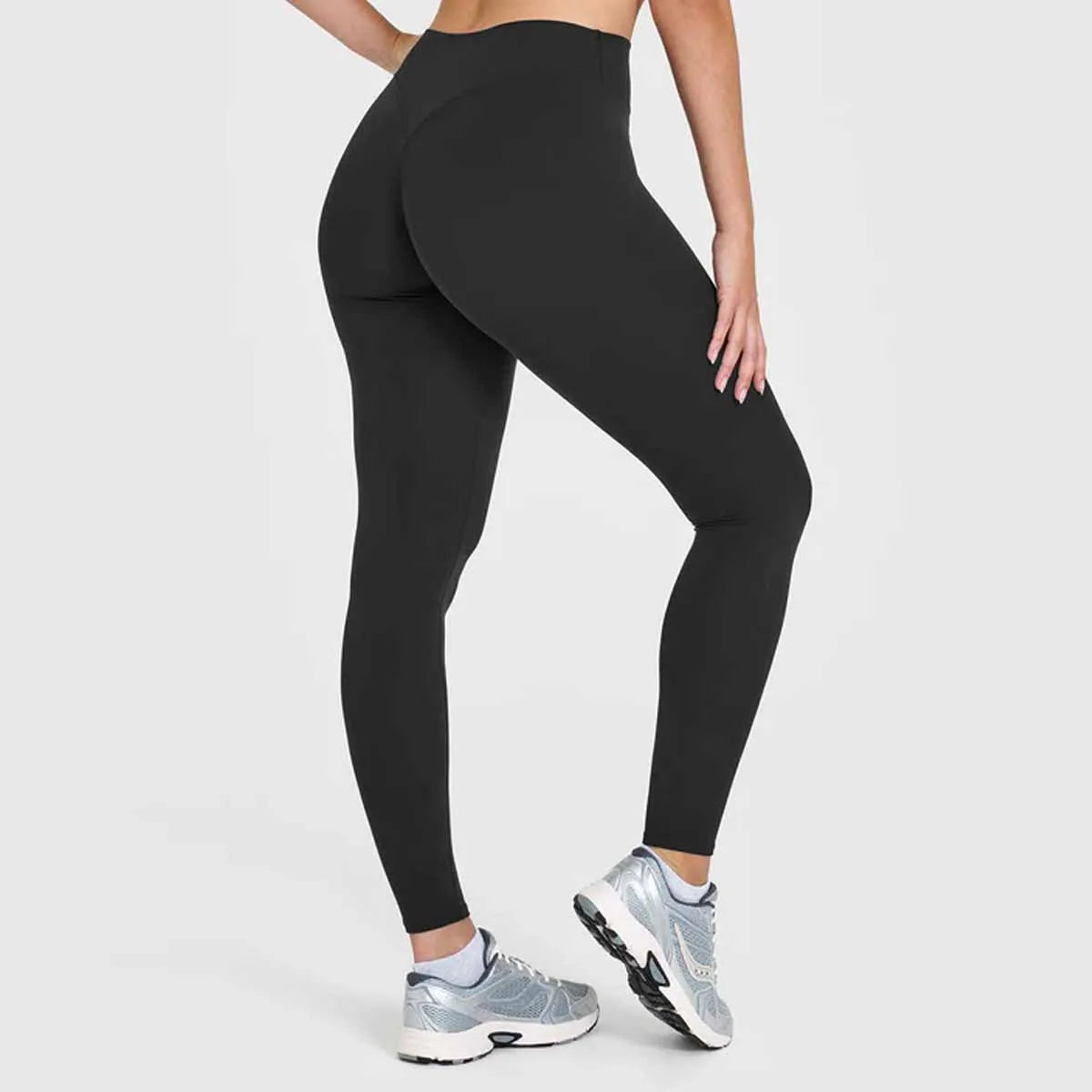 Calça Legging Feminina Nude Academia Cintura Alta Levanta Bumbum Esportiva Fitness Corrida Emagrecedora Comprida Legging Mujer Gym