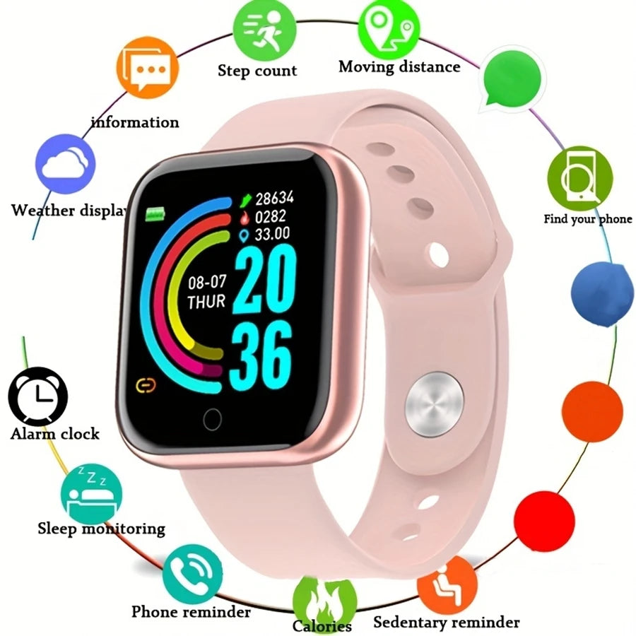 Smartwatch Y68 116Plus Fitness Tracker Android iOS