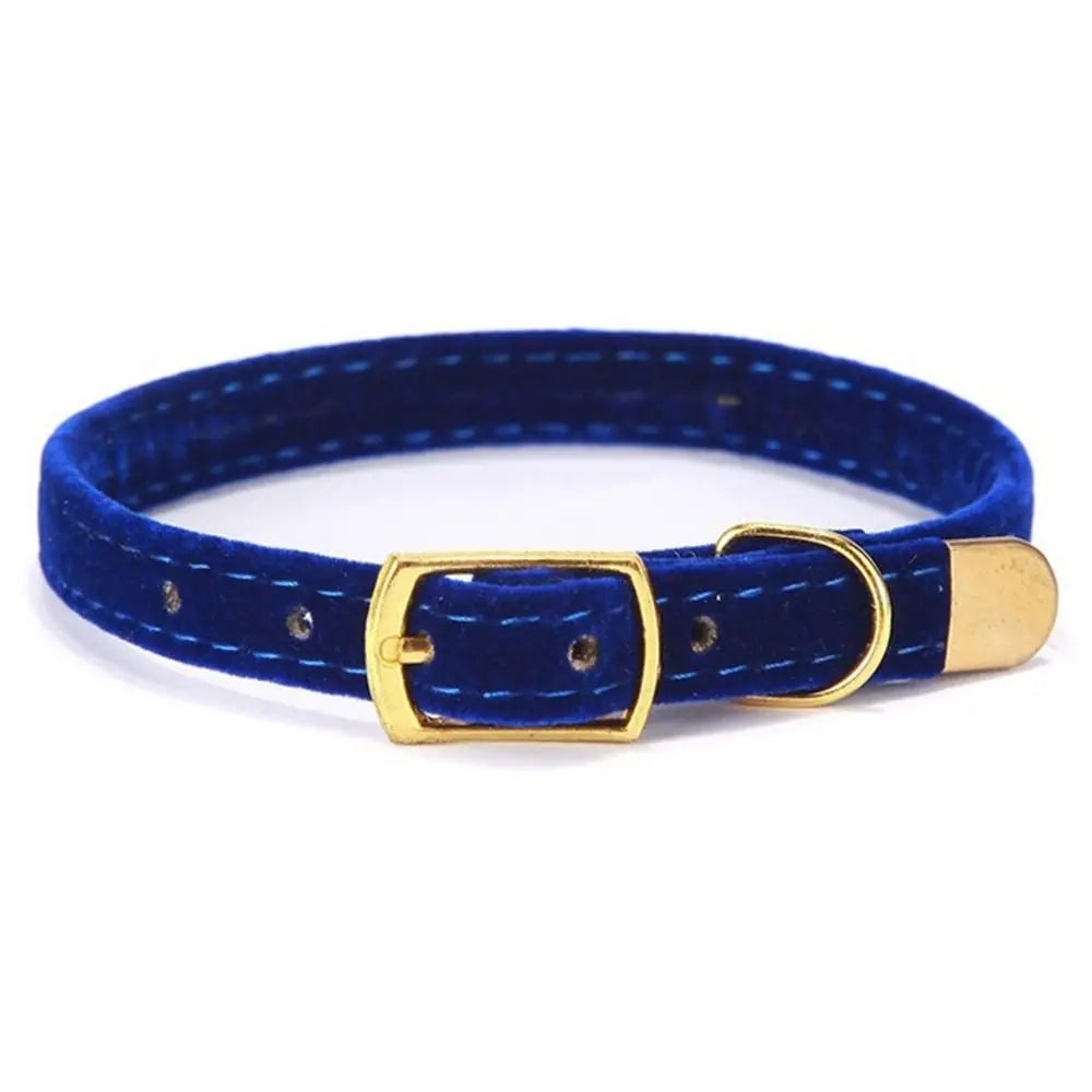Cute Flocked Cloth Cat Collars Adjustable with Or Without a Bell Cat Tie Durable Pet Supplies Cat Dog