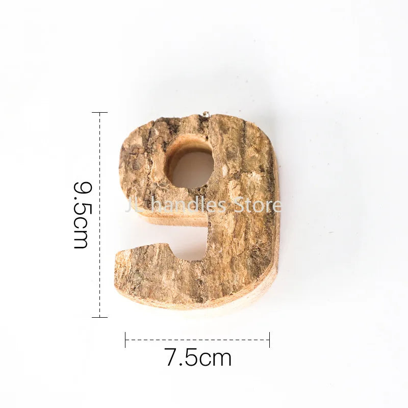 WonderNest Letras e Números de Madeira para Decoração DIY