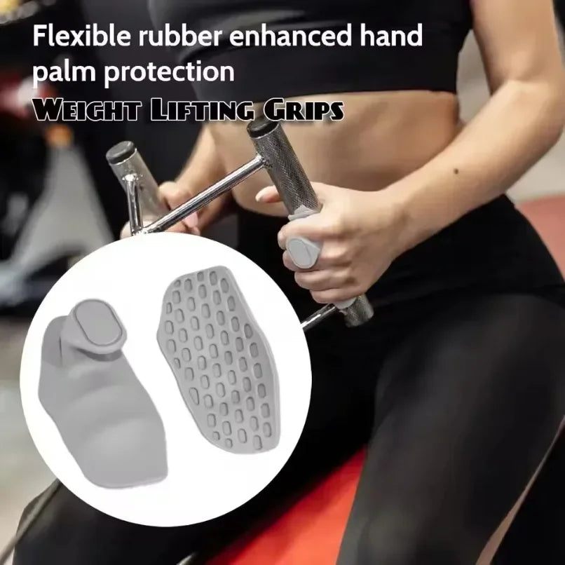 Gym Gloves Grip Strengthener Silicone Palm Grips Crosstraining...