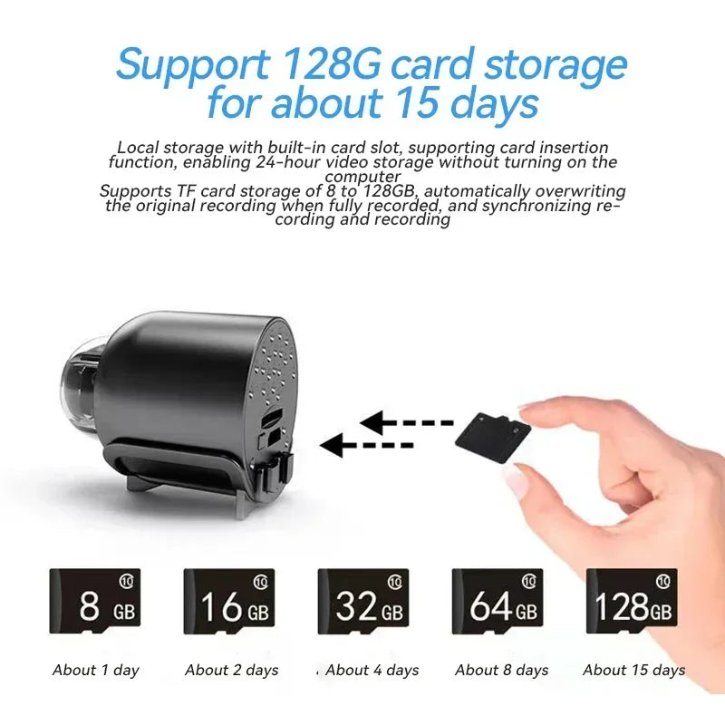 Wireless Camera 4K - Surveillance Security - Video Cam Night