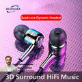 3.5mm Wired Earphone em Ear Headset HIFI Heavy Bass Fone sem Fio...