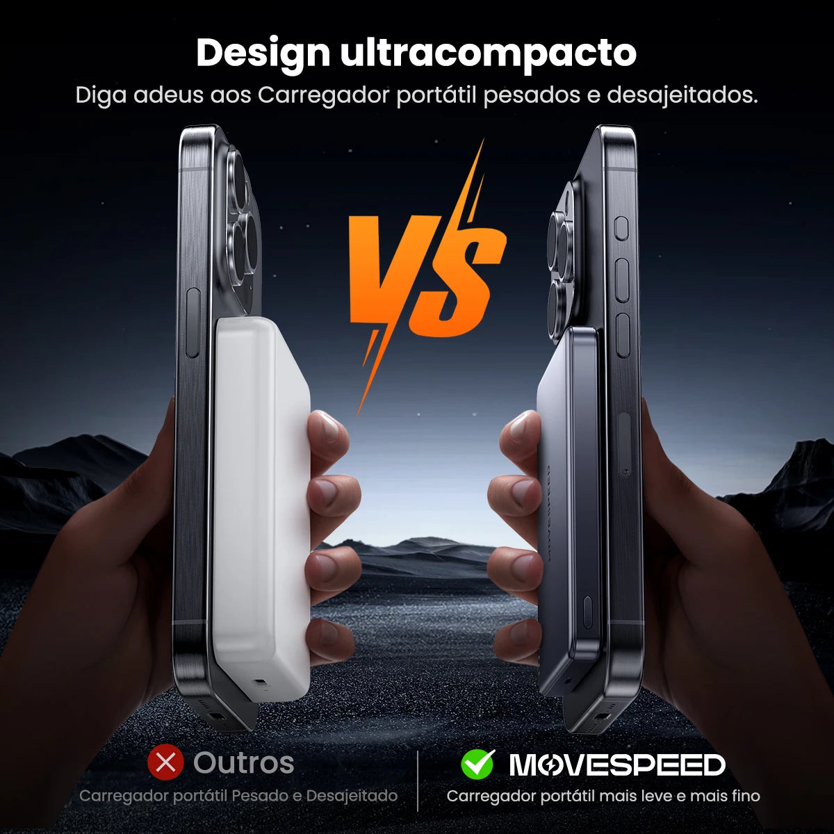 Magnetic Power Bank 10000mAh PD20W Fast Charge Slim Portable