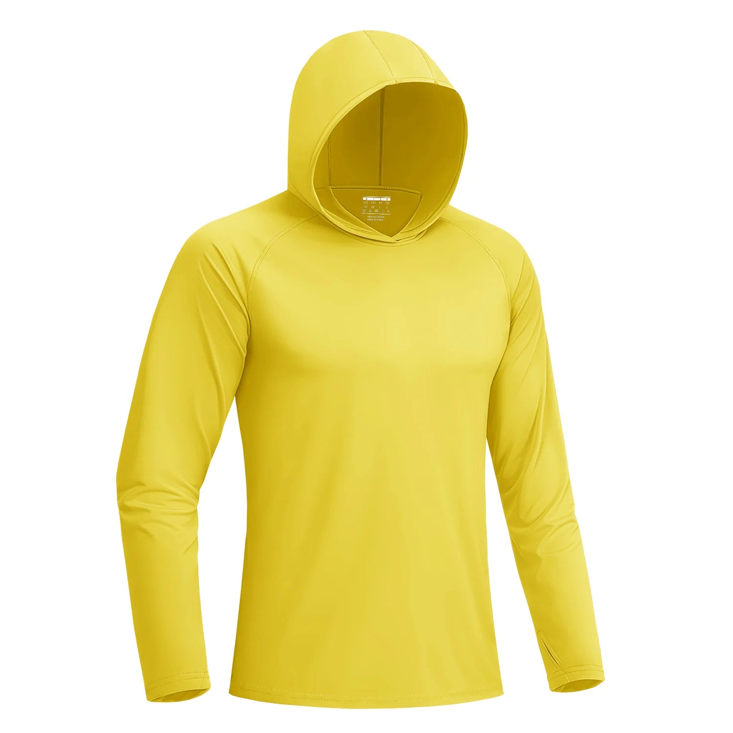 Camiseta Masculina com Capuz — Proteção Solar UPF 50+, Manga Longa e Secagem Rápida