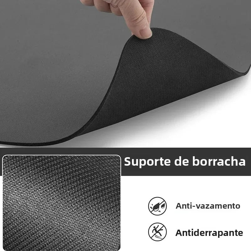 Pet Feeding Mat Absorbent Dog Cat Mat for Food and Water Easy to Clean Pet Placemats Quick Dry Dog Mat for Messy Drinkers