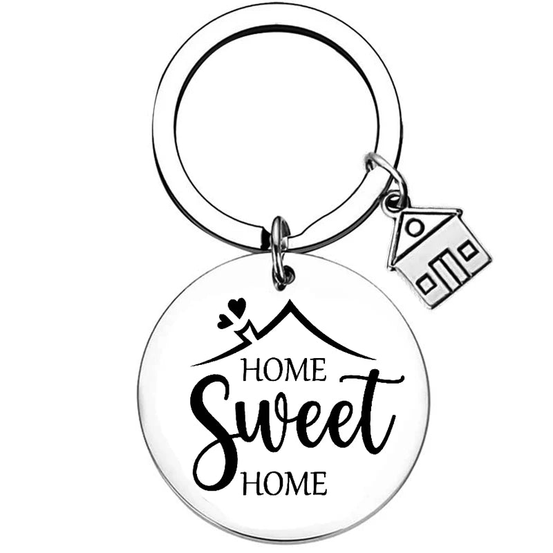 Chaveiro de Aço Inoxidável WonderNest Novo Lar Chá de Casa Nova